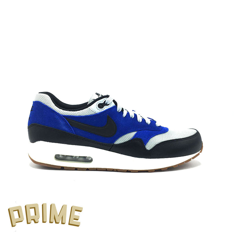Air Max1 Essential Grey Mist/Zwart-Lyon Blue