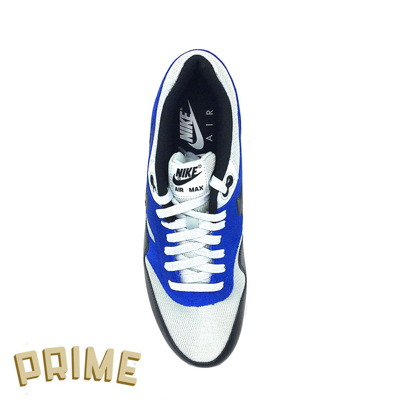 Air Max1 Essential Grey Mist/Zwart-Lyon Blue
