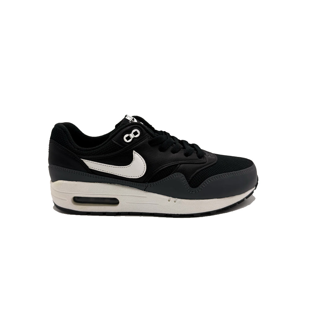 Nike Air Max 1 GS "Black / White – Dark Grey"