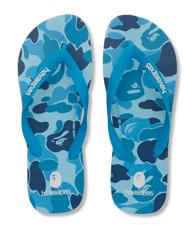 BAPE X HAVAIANAS SLIDES