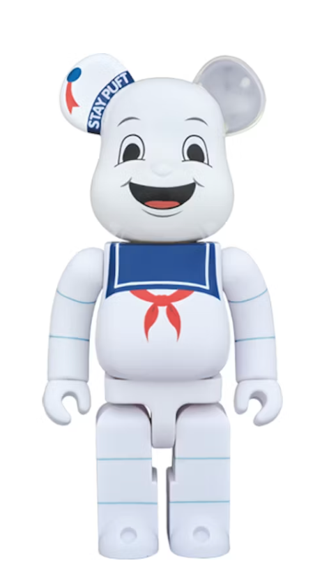 Bearbrick x Ghostbusters Stay Puft Marshmellow Man 400%